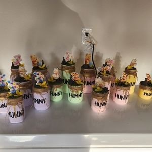 Winnie the pooh jars/centerpieces